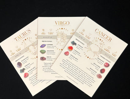 Cosmic Vibes Zodiac Bracelet ✨♈♉♊ (Comes gift boxed with free Zodiac description card.)
