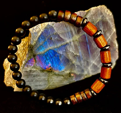 Stack & Go Bracelet Set – Lightweight Wood, Lava & Stone (5 styles for small to medium wrists)