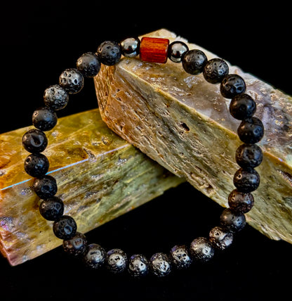 Stack & Go Bracelet Set – Lightweight Wood, Lava & Stone (5 styles for small to medium wrists)