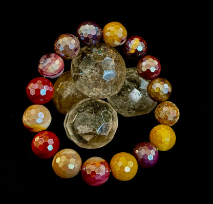 Mystic Mookaite Glam Energy Bracelet (For smaller wrists, available in 3 bead sizes!)