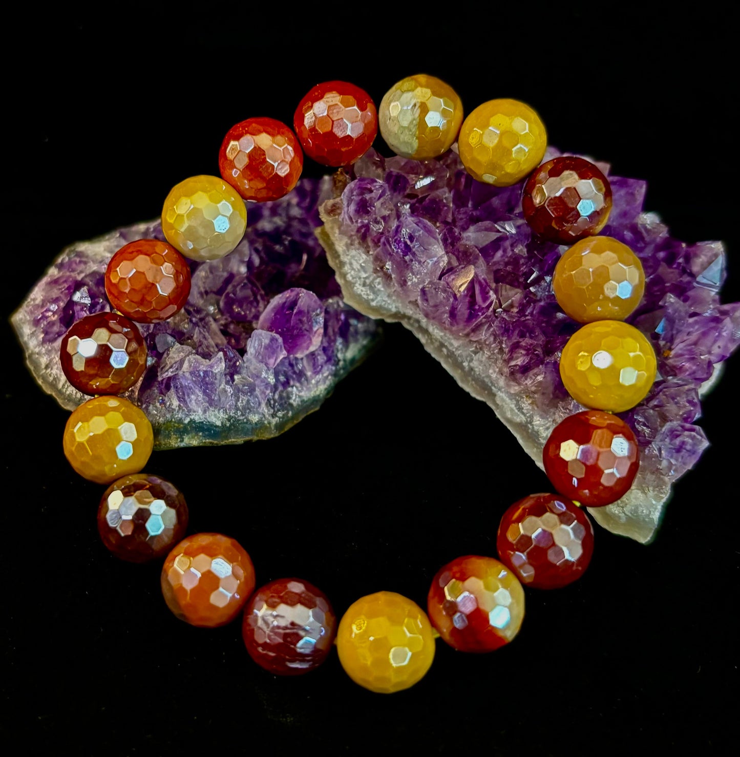 Mystic Mookaite Glam Energy Bracelet (For smaller wrists, available in 3 bead sizes!)