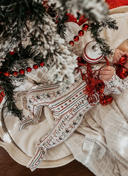 Candy Cane Lane Bamboo Christmas Pajamas - Zippy