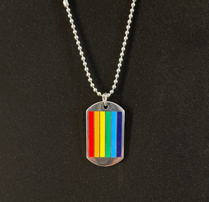Bold Pride Dog Tag Necklace Collection – 3 Unique Styles