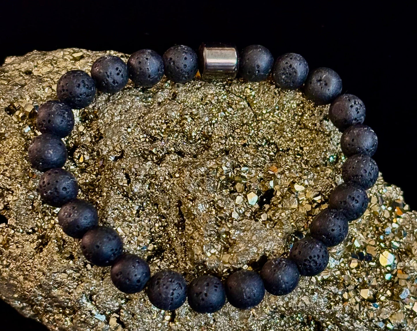 Earth Energy Collection – 6 Choices - Natural Stone & Magnetic Bead Bracelets for Medium Wrists