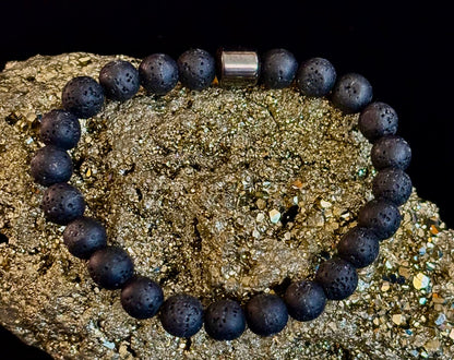 Earth Energy Collection – 6 Choices - Natural Stone & Magnetic Bead Bracelets for Medium Wrists