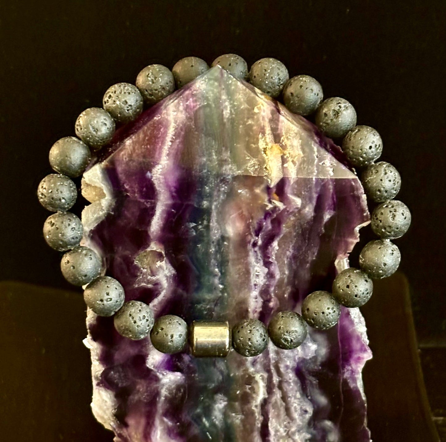 Earth Energy Collection – 6 Choices - Natural Stone & Magnetic Bead Bracelets for Medium Wrists