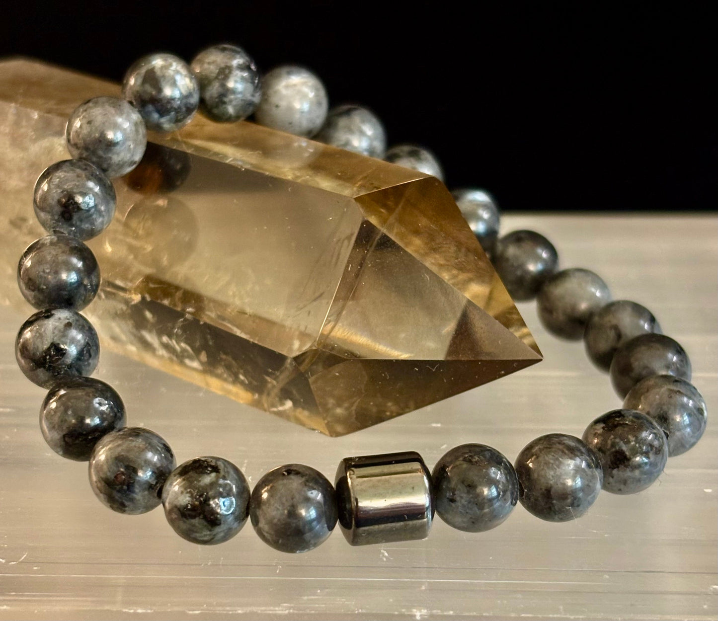 Earth Energy Collection – 6 Choices - Natural Stone & Magnetic Bead Bracelets for Medium Wrists