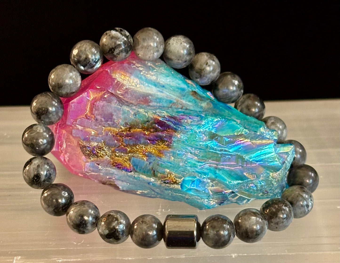 Earth Energy Collection – 6 Choices - Natural Stone & Magnetic Bead Bracelets for Medium Wrists