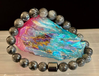 Earth Energy Collection – 6 Choices - Natural Stone & Magnetic Bead Bracelets for Medium Wrists