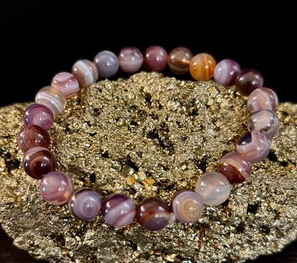 Botswana Agate Bracelet – Emotional Balance & Gentle Strength