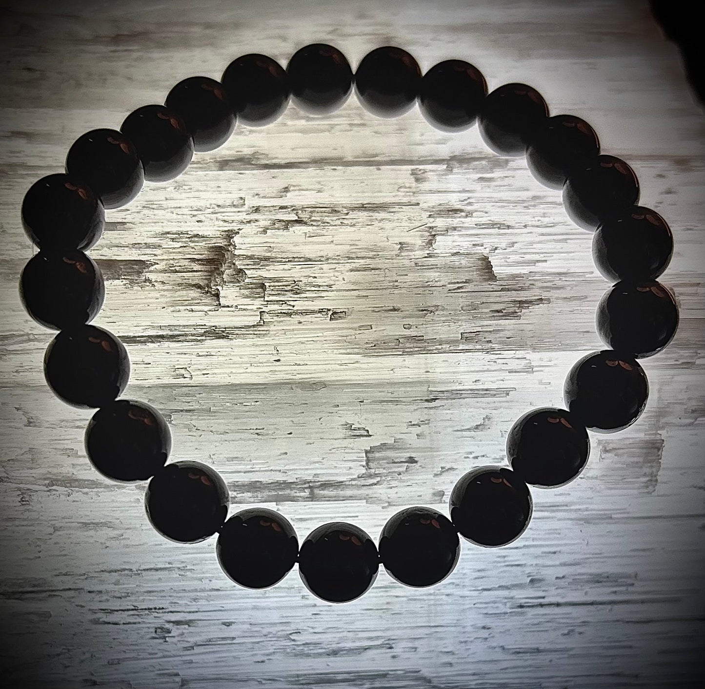 Jet Bracelet – Energy Cleanser, Emotional Healer & Lightweight Protection (Medium Wrists)