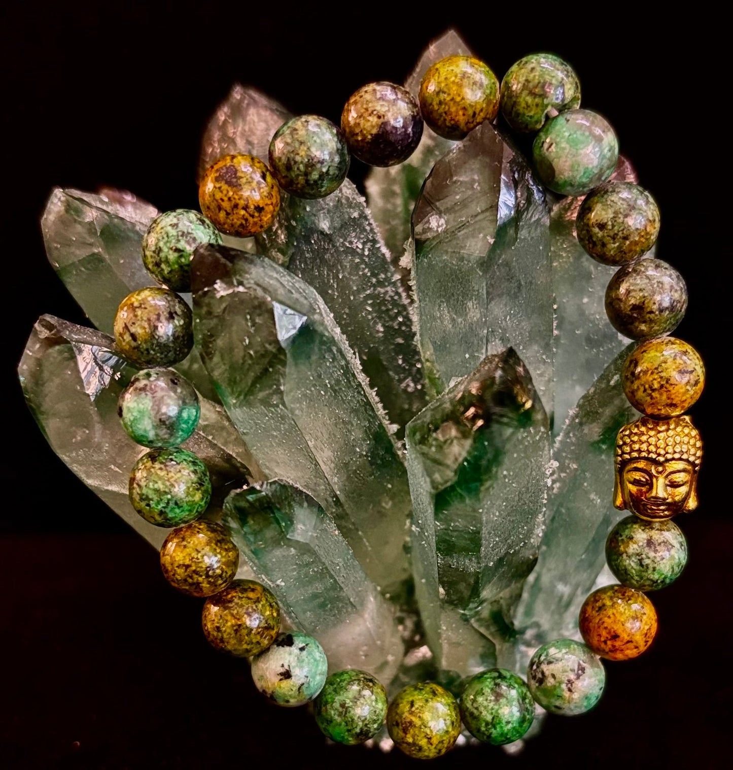 Gemstone Buddha Bracelets | Healing Crystal & Spiritual Jewelry Collection