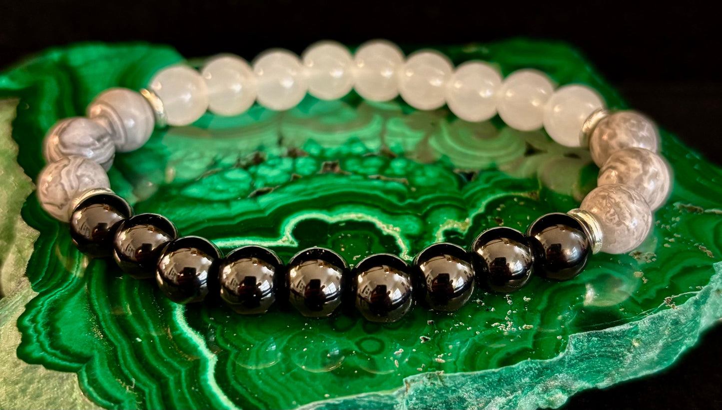 Wicked Fabulous Protection Trio Bracelet — Reiki-Infused Energy Shield
