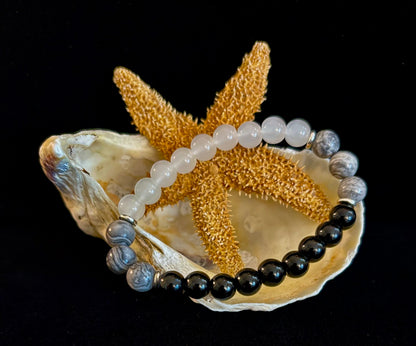 Wicked Fabulous Protection Trio Bracelet — Reiki-Infused Energy Shield