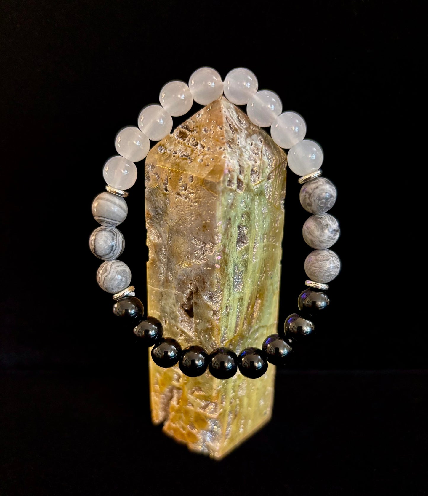Wicked Fabulous Protection Trio Bracelet — Reiki-Infused Energy Shield