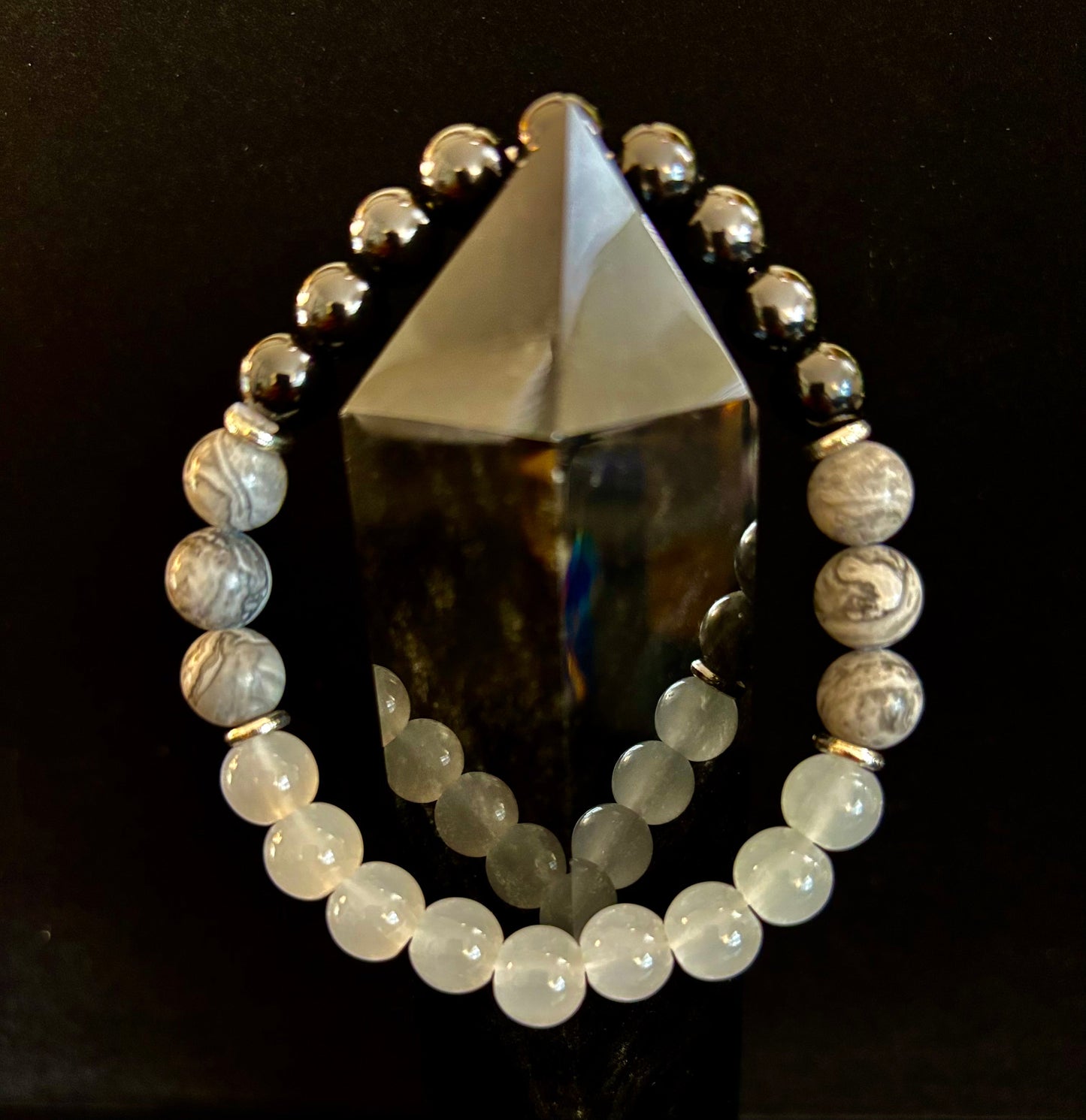 Wicked Fabulous Protection Trio Bracelet — Reiki-Infused Energy Shield