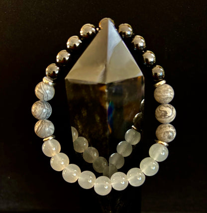 Wicked Fabulous Protection Trio Bracelet — Reiki-Infused Energy Shield