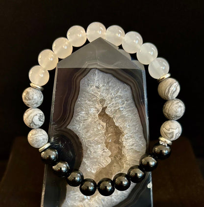 Wicked Fabulous Protection Trio Bracelet — Reiki-Infused Energy Shield