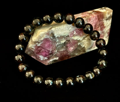 Awaken Inner Power with Natural Astrophyllite (Arfvedsonite) Bracelet