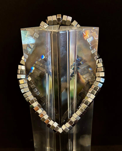 Retro Geometric Beaded Bracelet – Built for Large to Extra Large Wrists