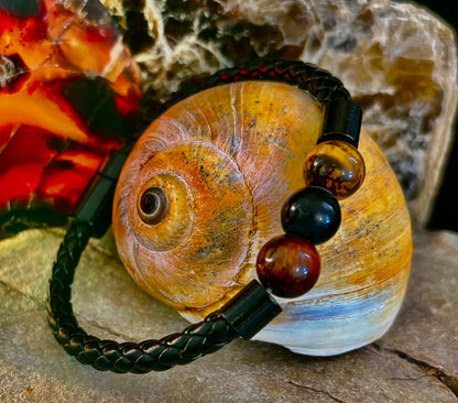 Magnetic Buckle Braided Bracelet – 4 Unique Styles - Small and Medium Wrists