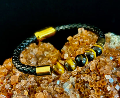 Magnetic Buckle Braided Bracelet – 4 Unique Styles - Small and Medium Wrists