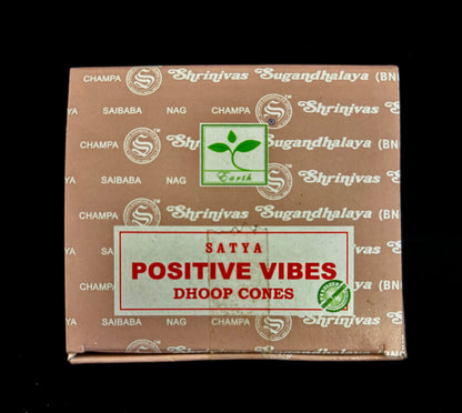 Satya Dhoop Cone Incense | 7 Fragrances from India – Nag Champa, Palo Santo, Sandalwood & More