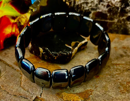 ⚡ Titan Strength Elliptical Bracelet — Grounded Confidence Energy (Larger Wrists)