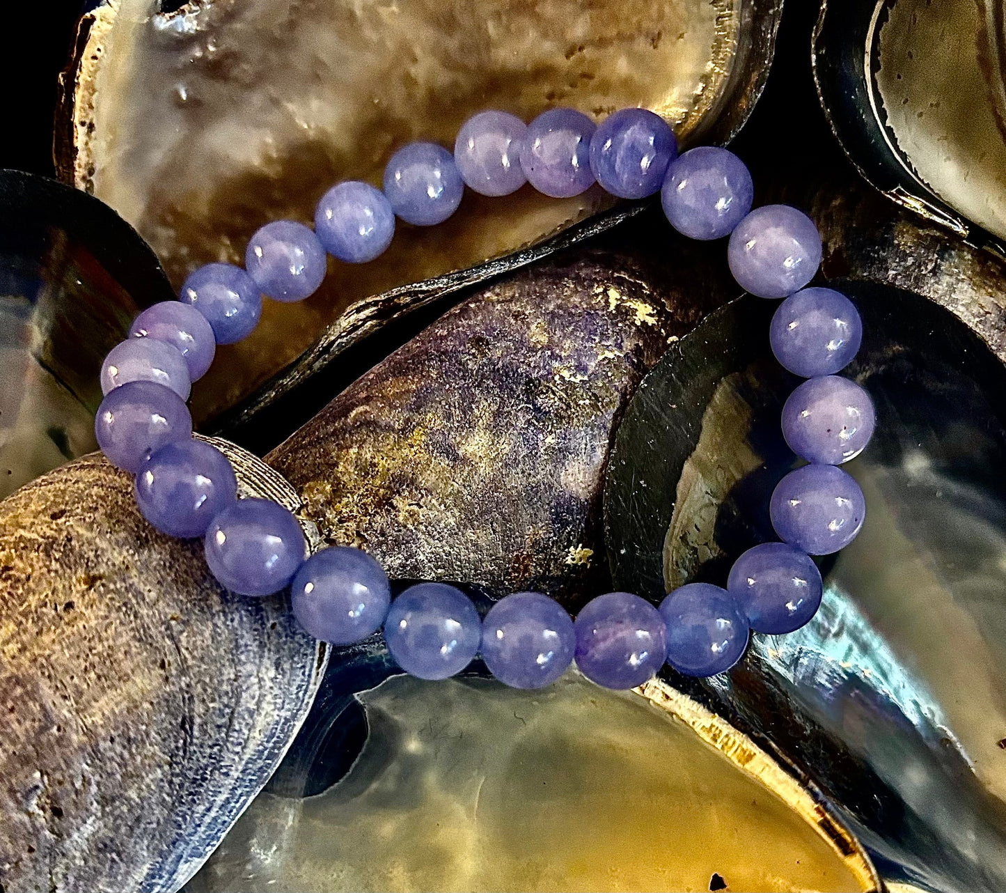 Celestine Serenity Bracelet | Handcrafted Energy Beads for Peace & Spiritual Connection