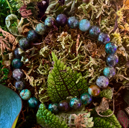 Black Moonstone 8mm Reiki-Infused Intuition & Manifestation Bracelet (Medium-Large Wrists)