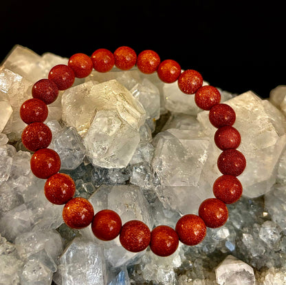 Goldstone Beaded Bracelet – Confidence, Ambition & Positive Energy