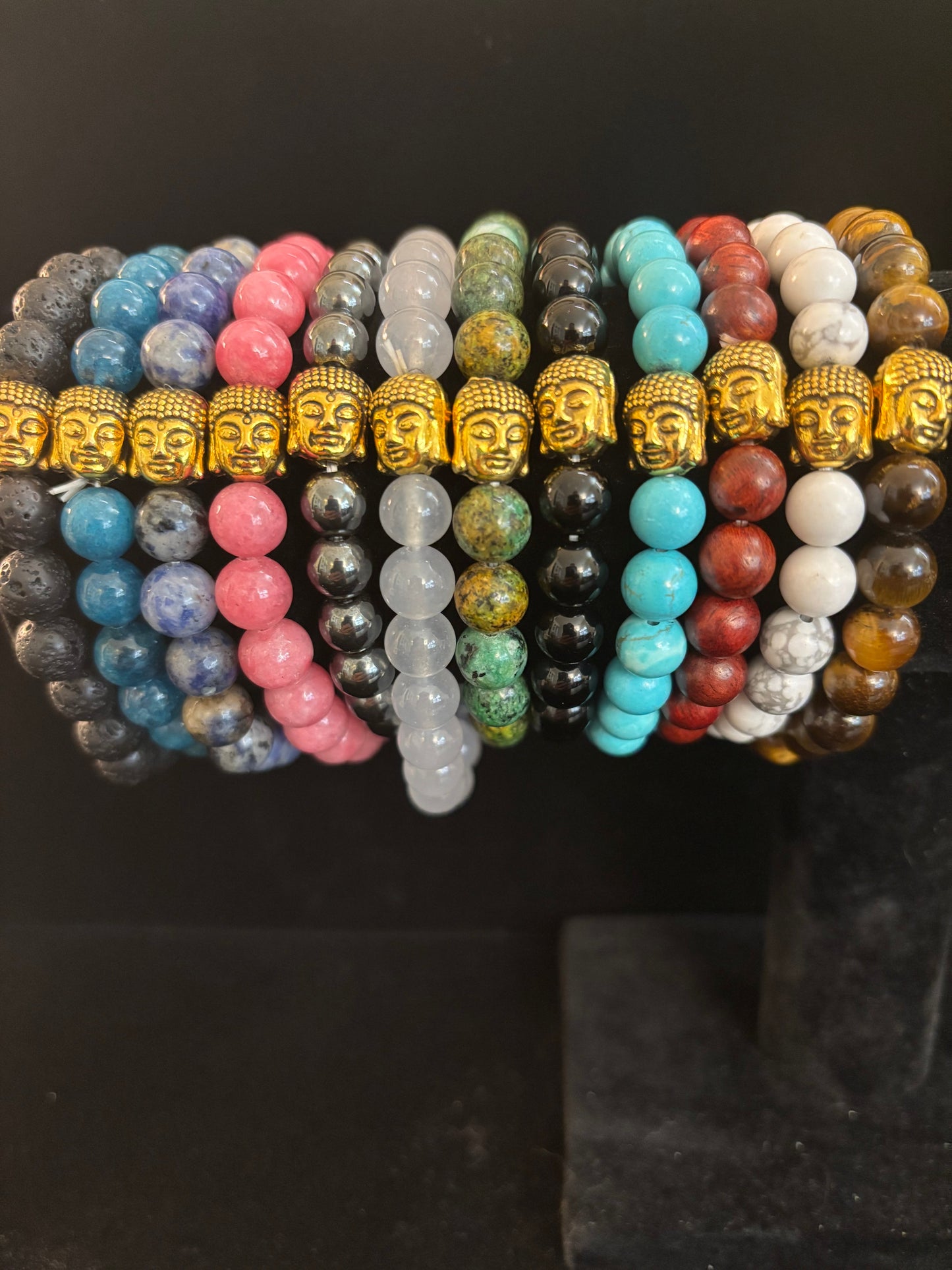 Gemstone Buddha Bracelets | Healing Crystal & Spiritual Jewelry Collection