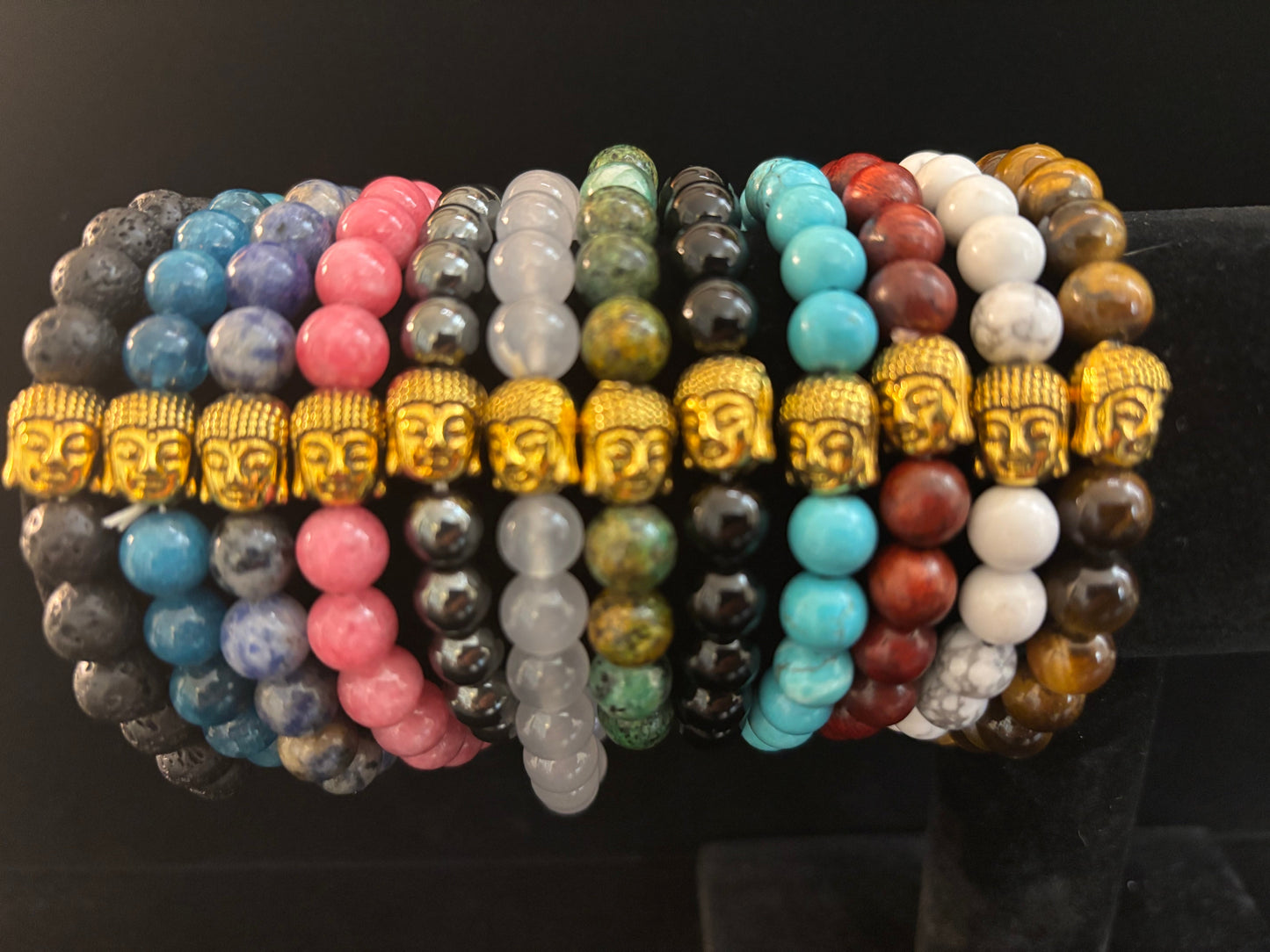 Gemstone Buddha Bracelets | Healing Crystal & Spiritual Jewelry Collection