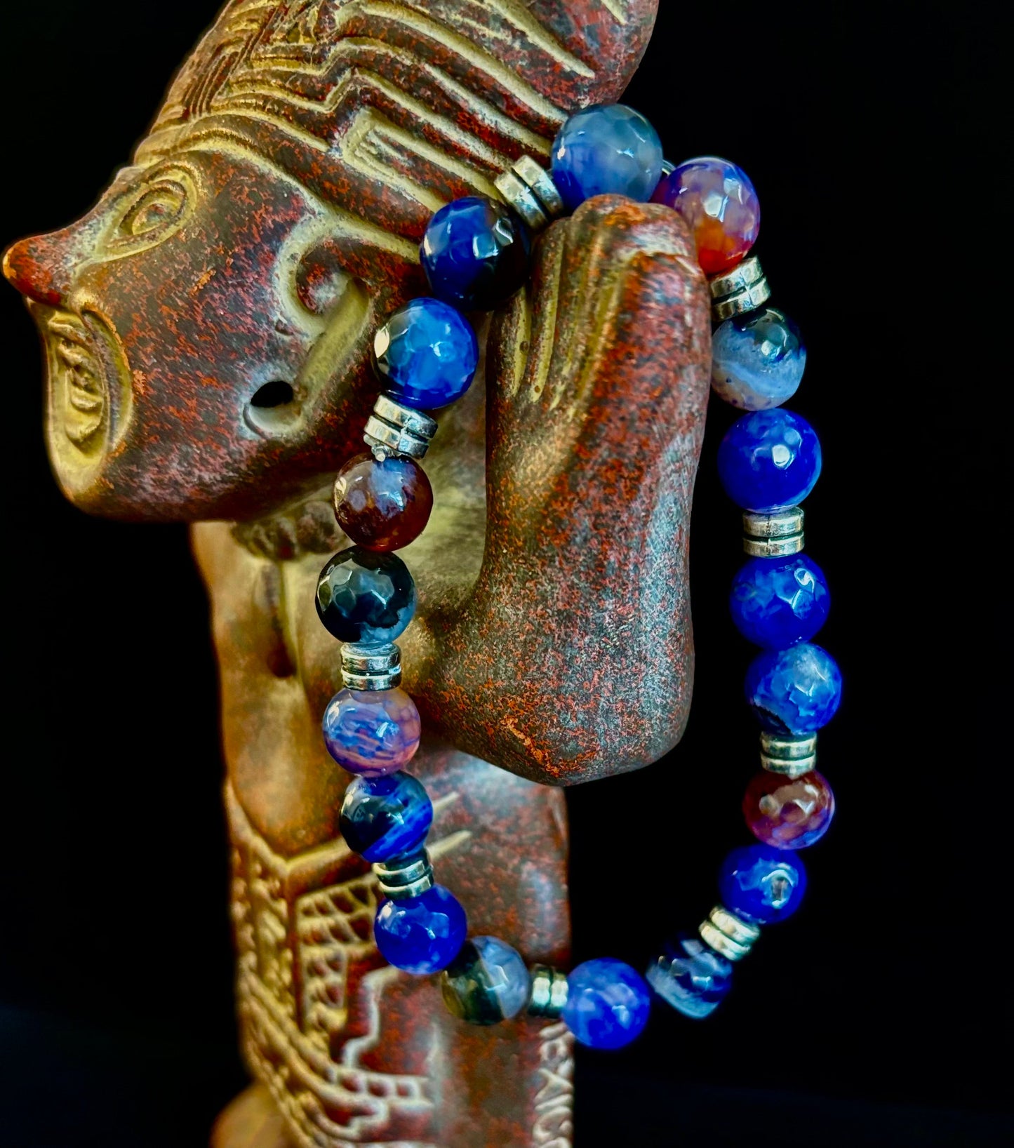 Puerto Vallarta Handmade Crystal Bracelet – Multi-Stone Energy Bracelet (8")