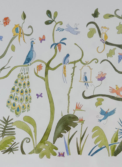 Art Print - Tropical Chinoiserie - Unframed