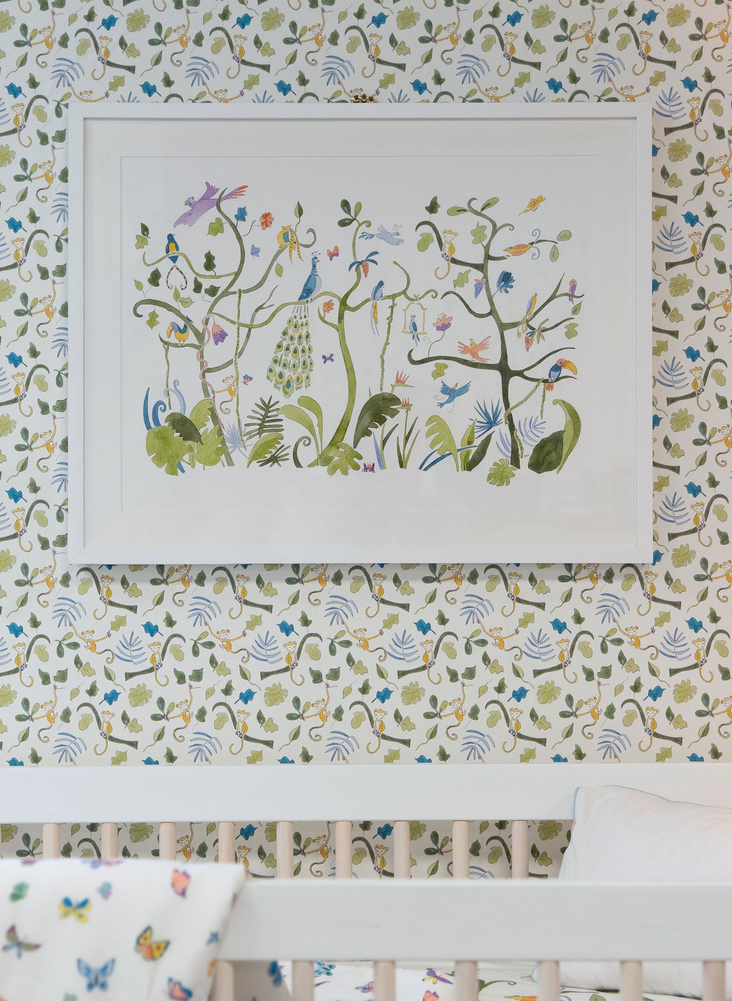 Art Print - Tropical Chinoiserie - Framed