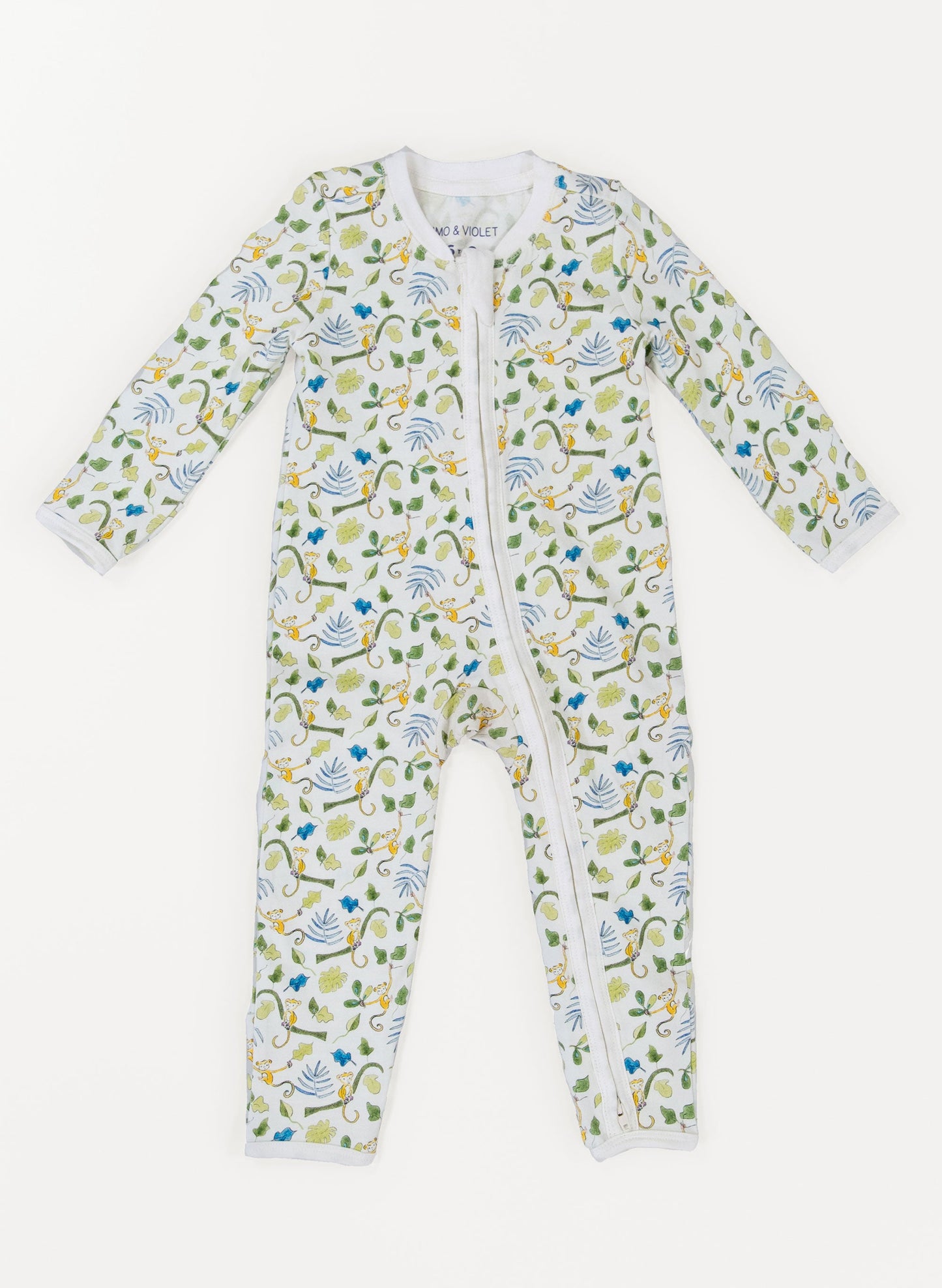 Baby Zippered One-Piece - Happy Monkey