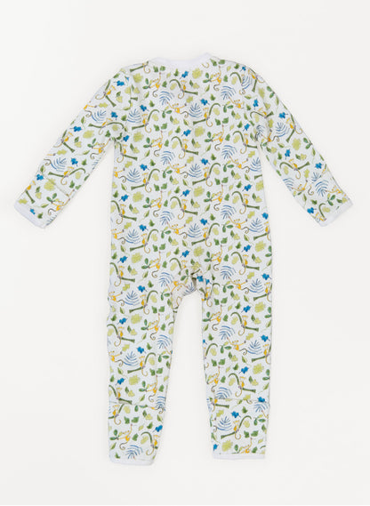 Baby Zippered One-Piece - Happy Monkey