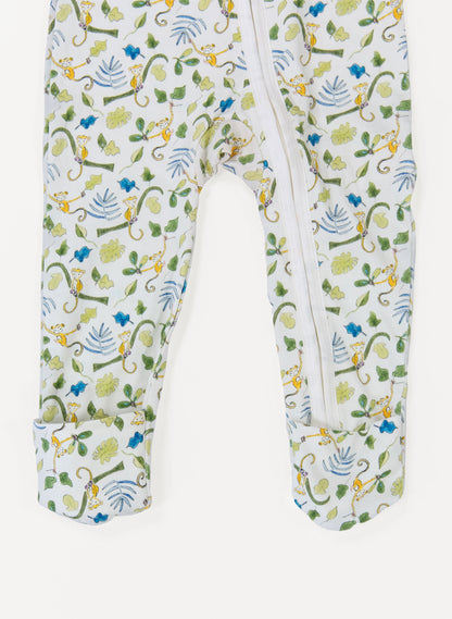 Baby Zippered One-Piece - Happy Monkey