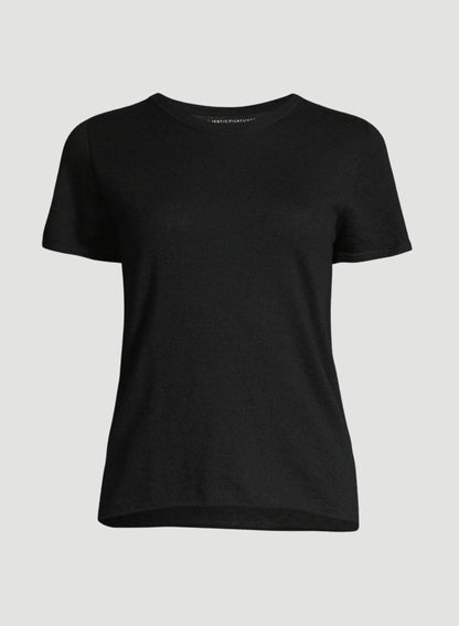 100% Machine Washable Cashmere Short Sleeve Crewneck T-Shirt