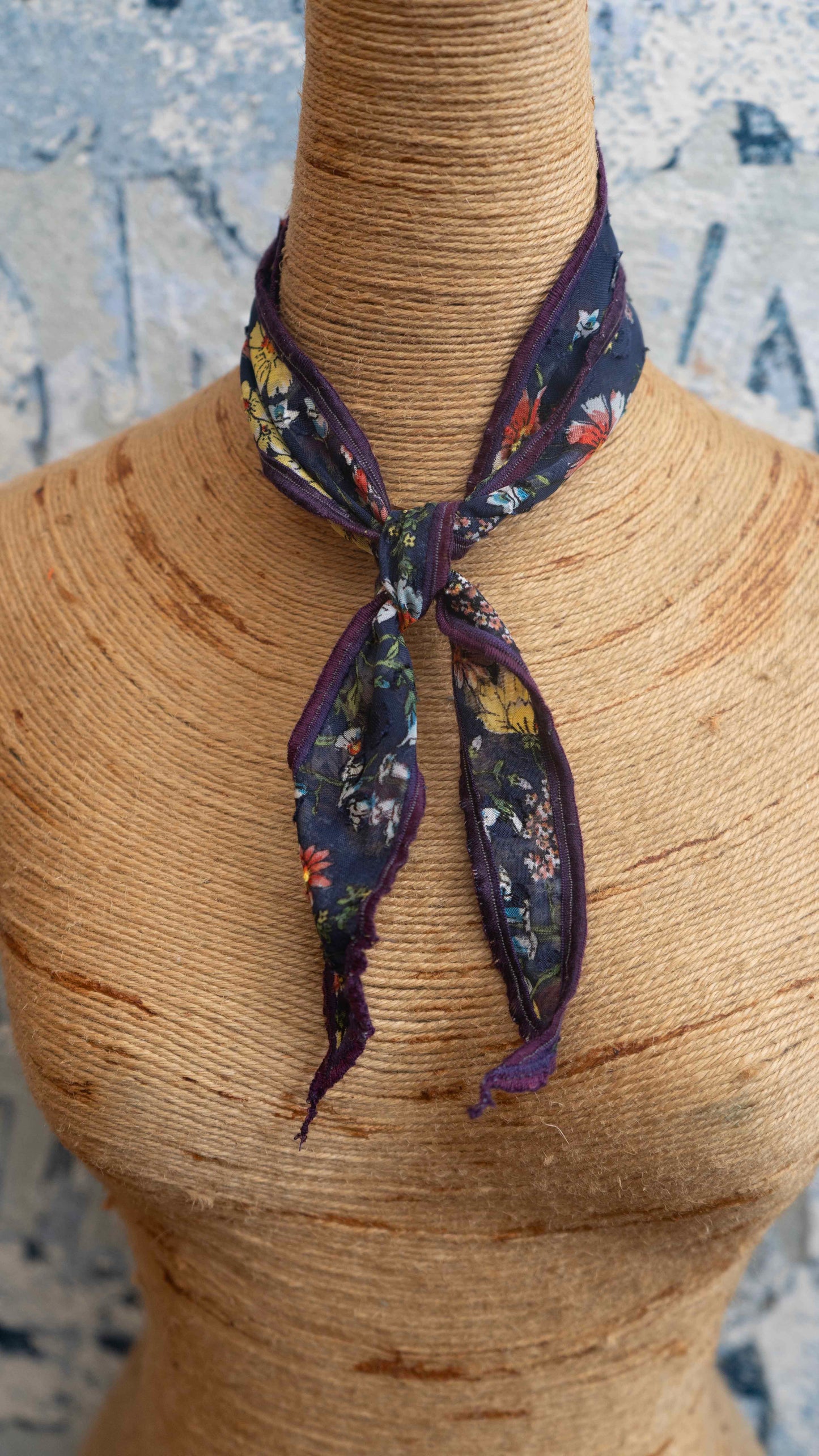 Madam Flower Neck Scarf