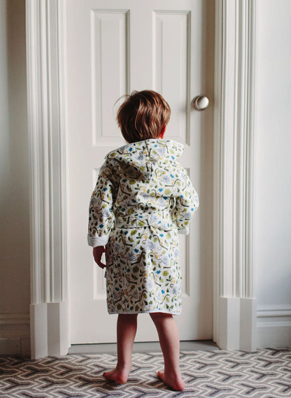 Greenwich Organic Children’s Bathrobe - Happy Monkey
