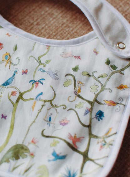 Baby Classic Bib - Tropical Chinoiserie