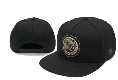 Skull Hand Snapback Hat – Flat Bill Adjustable Baseball Cap