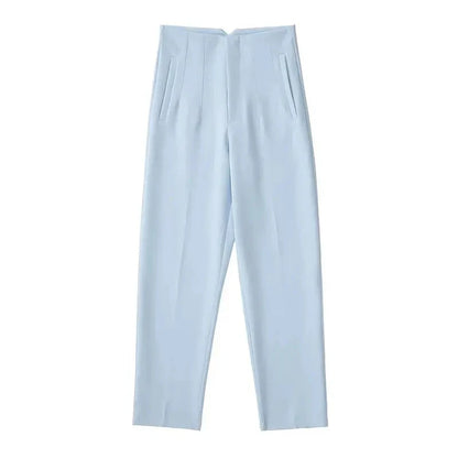 Women’s High Waist Slim Trousers
