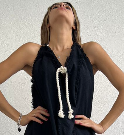 Handmade Boho Beach Backless Maxi Dress "TESSY"