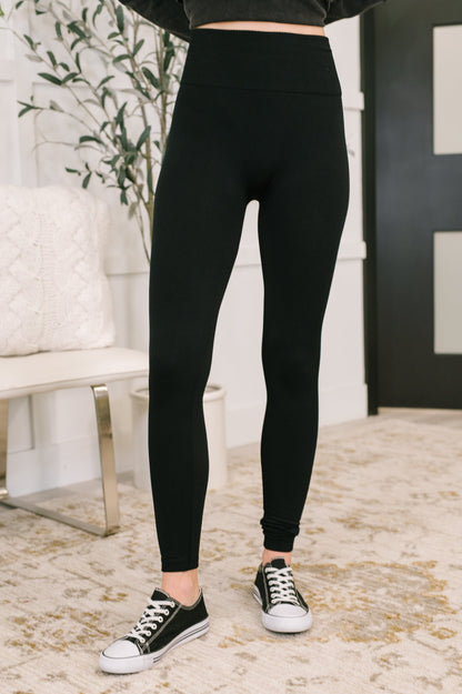 Sweet Steppin' High Waist Leggings in Black