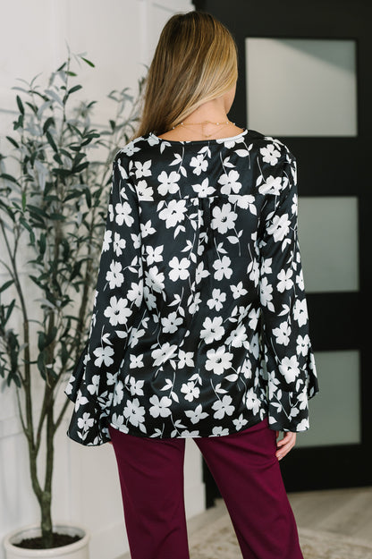 Time and Time Again Floral Blouse