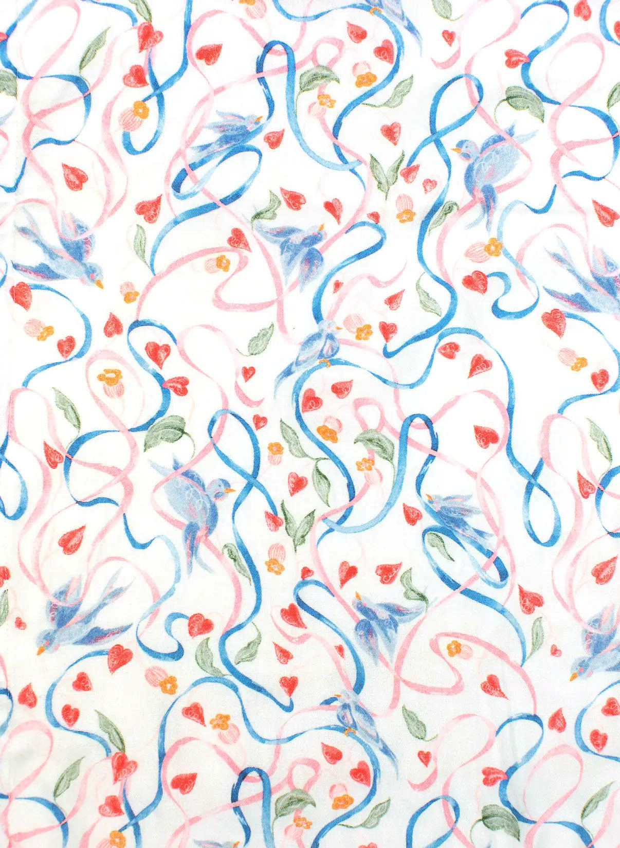 Baby Burp Cloth - Songbird