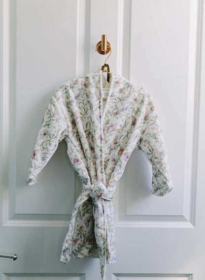 Greenwich Organic Children’s Bathrobe – Botanical Whisper